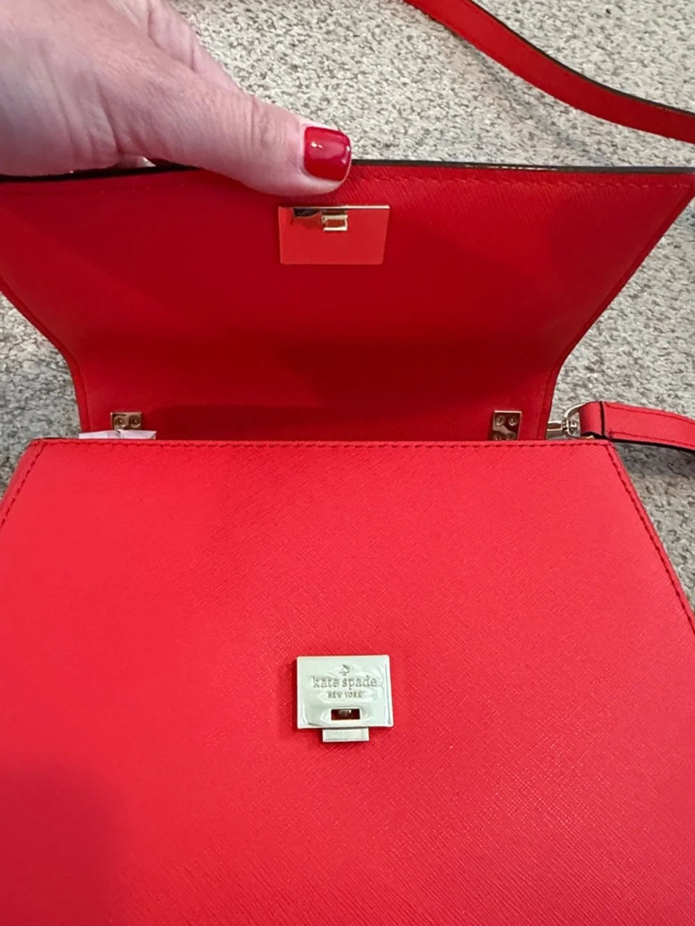 Kate Spade Saffiano Laather Crossbody Bag